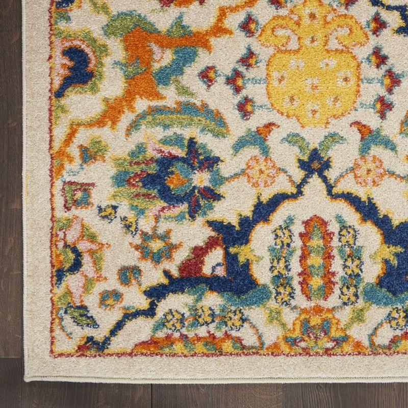 Nourison Allur Boho Indoor Area Rug Ivory Multicolor 6' x 9'