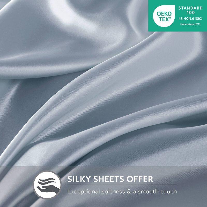 Madison Park Essentials Satin Luxury 2PC Pillowcases (Set of 2)