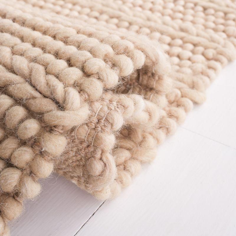 Natura NAT280 Flat Weave Indoor Area Rug - Beige - 4'x6' - Safavieh