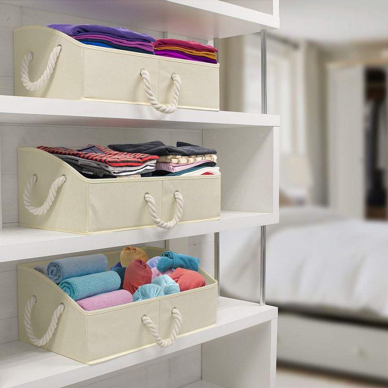 Sorbus Trapezoid Fabric Storage Box