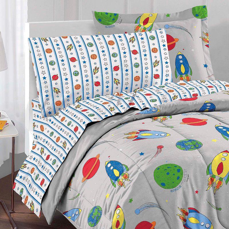 Space Rocket 5 - Piece Comforter Set