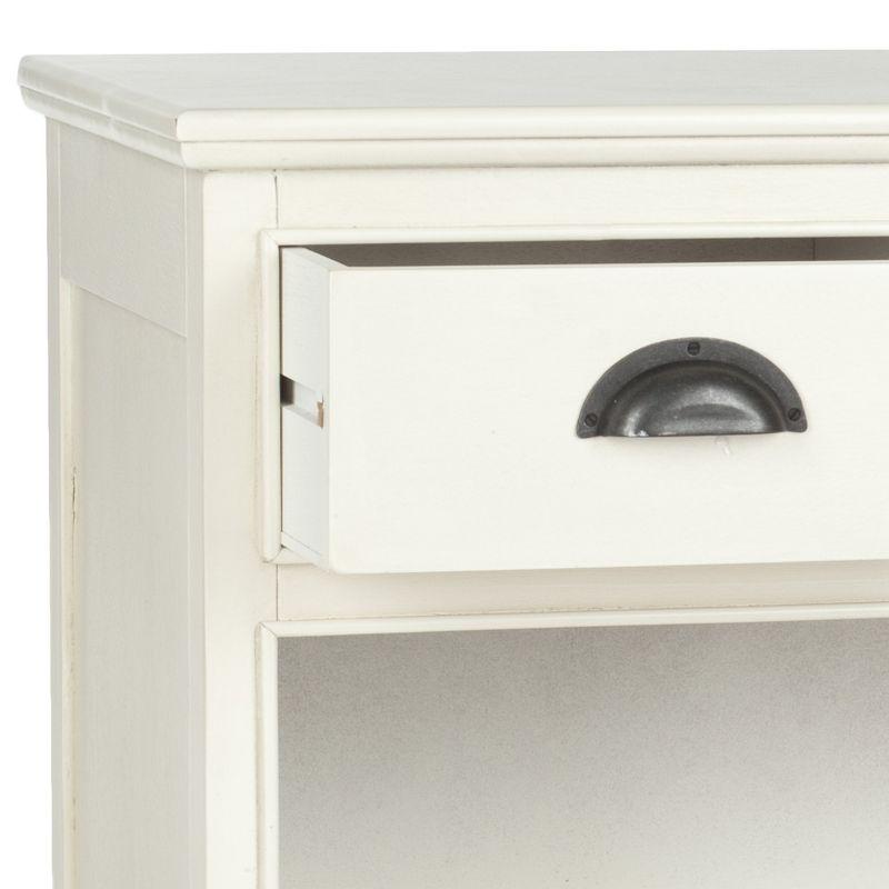 Prudence Book Shelf - AMH5727 - Vintage White - Safavieh Couture