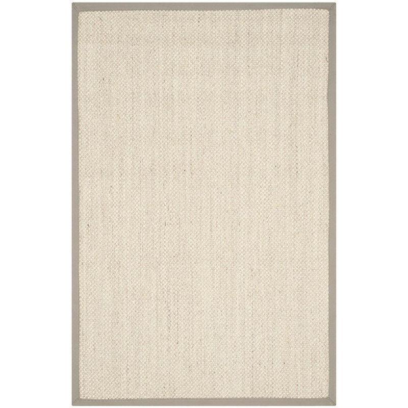 Natural Fiber NF143 Power Loomed Indoor Accent Rug - Marble/Khaki - 3'x5' - Safavieh.