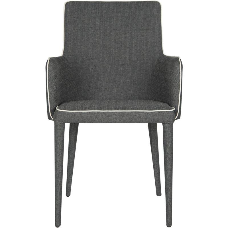 Summerset Arm Chair - Grey/White - Safavieh