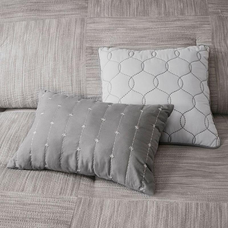 Madison Park Walter 7 Piece Printed Weave Seersucker Comforter Set