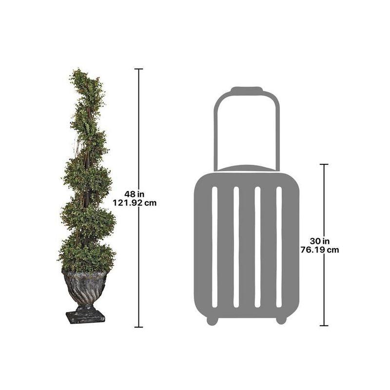 Design Toscano Spiral Topiary Tree Collection: Small