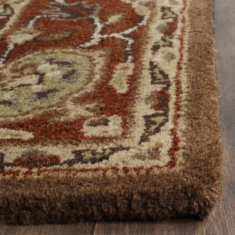 Heritage HG952 Handmade Accent Rug - 2'3"x4' - Moss/Rust - Safavieh