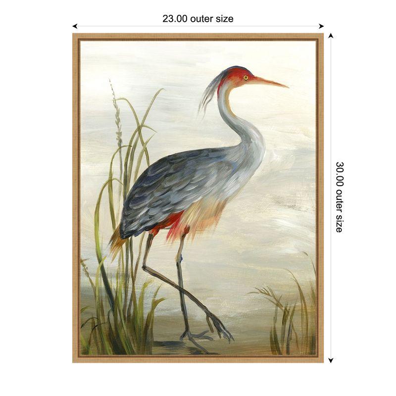 Amanti Art Grey Heron by Aimee Wilson Framed Canvas Wall Art