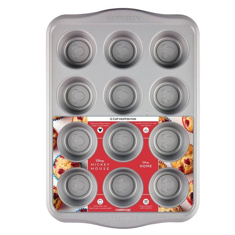 Farberware Farberware Disney Bake With Mickey Mouse Nonstick Muffin Pan / Cupcake Pan, 12 Cup, Red