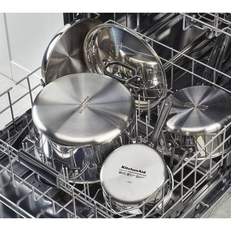 KitchenAid ® 10-Piece 5-Ply Clad Stainless Steel Cookware Set