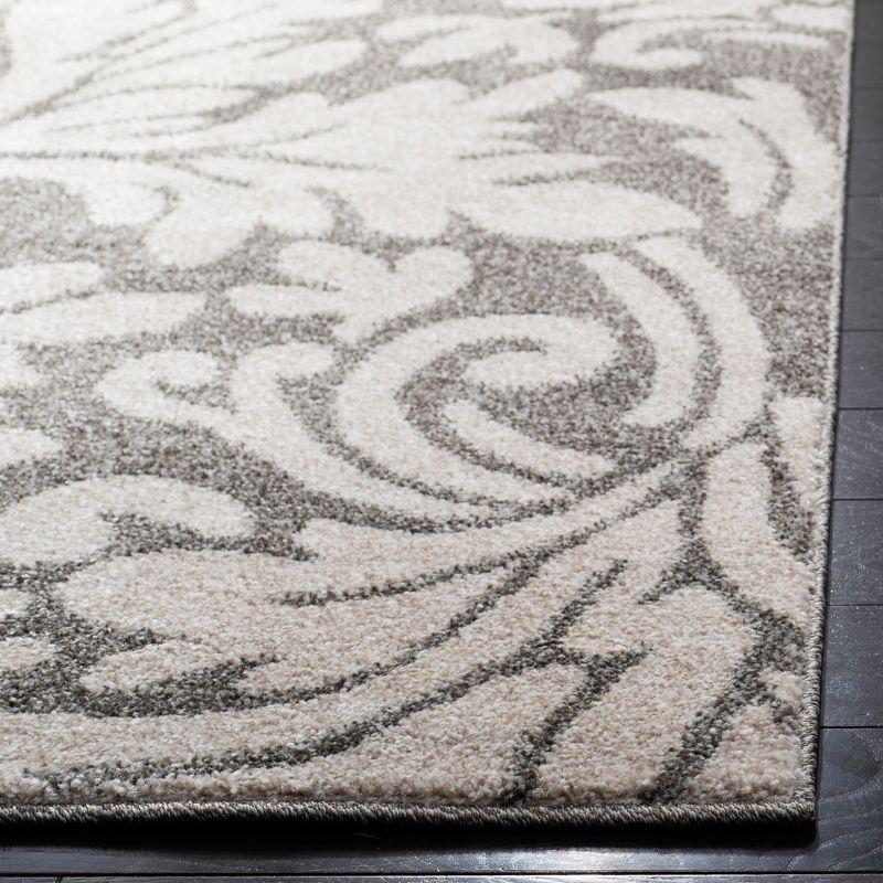 Amherst AMT425 Power Loomed Indoor Accent Rug - Dark Grey/Beige - 3'x5' - Safavieh