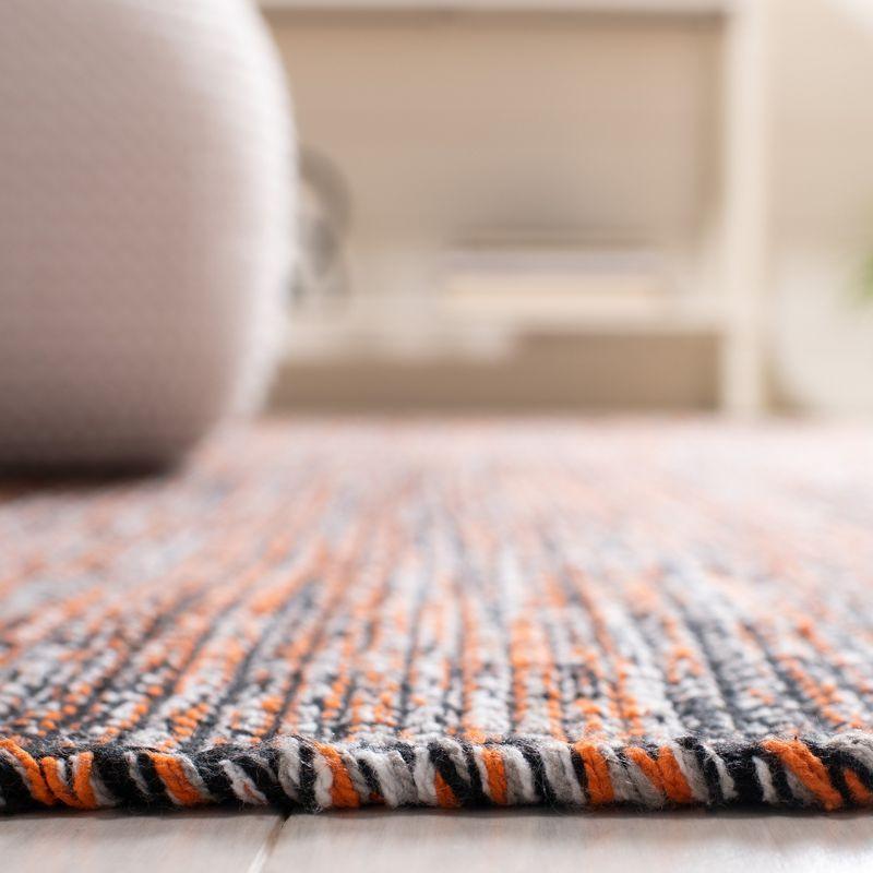 Montauk MTK620 Hand Woven Area Rug - Orange/Black - 6'x9' - Safavieh.