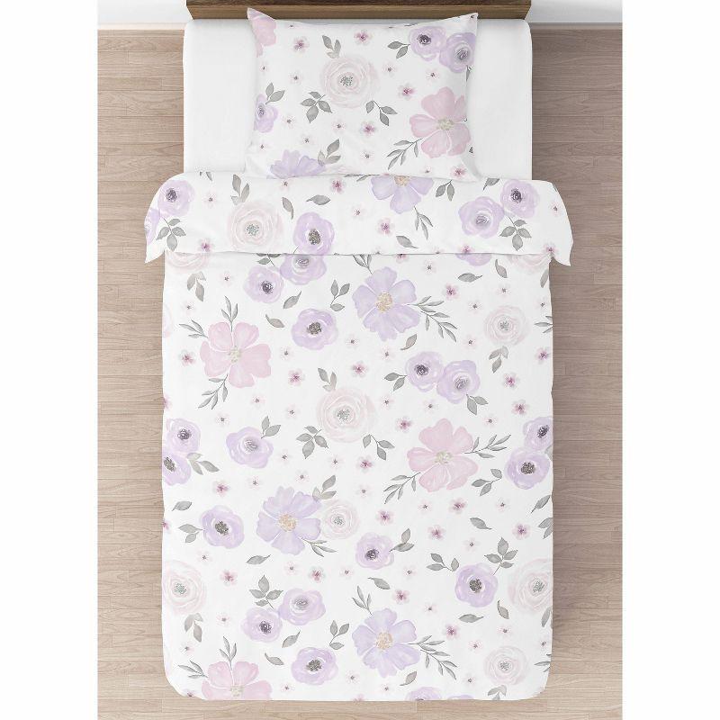 Watercolor Microfiber Comforter Set