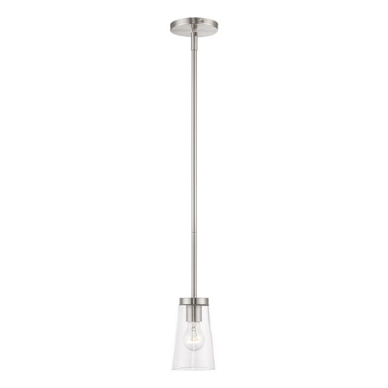 Livex Lighting Cityview 1 - Light Pendant in  Brushed Nickel