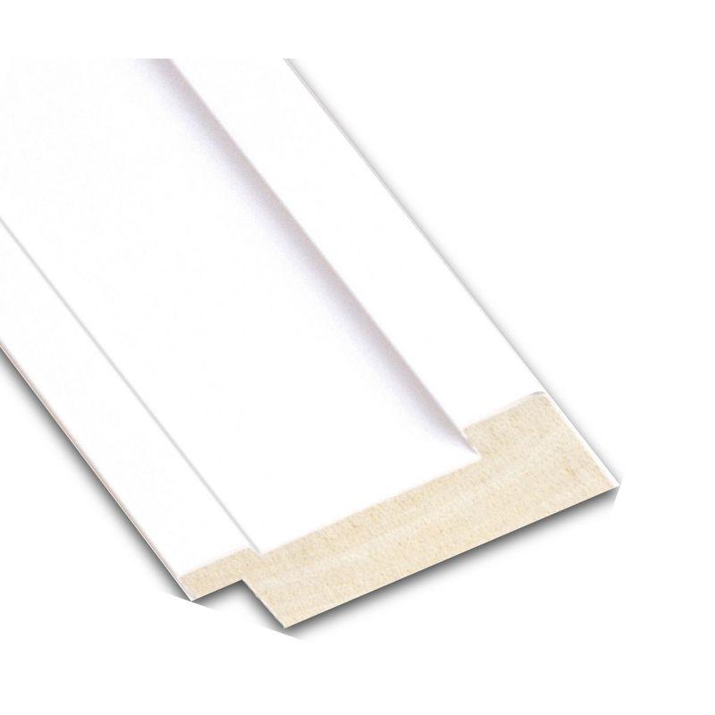 Amanti Art Craftsman White Wood Picture Frame Opening Size 18x24 in.