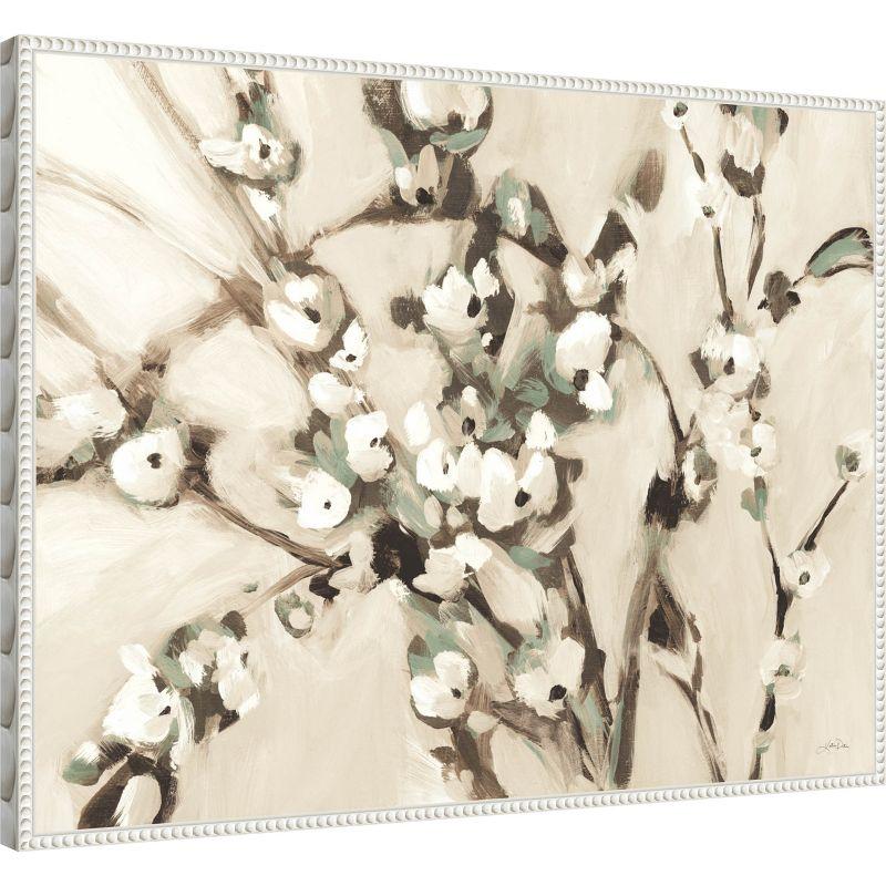 Amanti Art Wild Floral Branches Neutral by Katrina Pete Canvas Wall Art Print Framed 30 x 23-in.