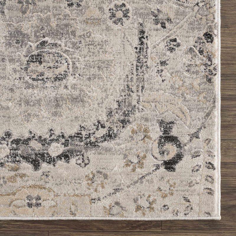 Hauteloom Rectangle Area Rug   Charcoal