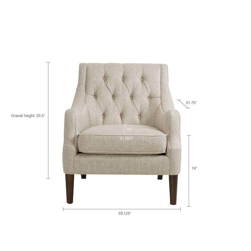 Anatonia 29.25" Wide Tufted Wingback Chair