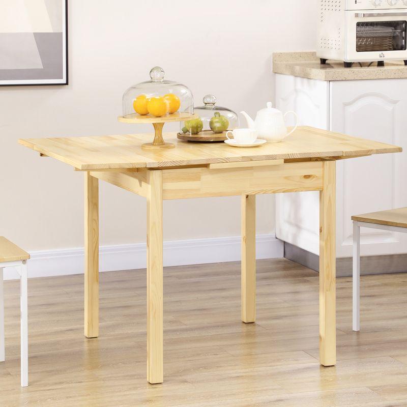 Wrought Studio™ Embri Extendable Pine Dining Table