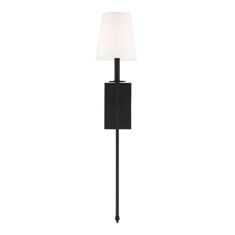 Savoy House Monroe 1 - Light Wall Light in  Matte Black