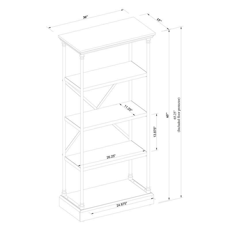 65" Conway Cast Iron Bookshelf - Threshold™