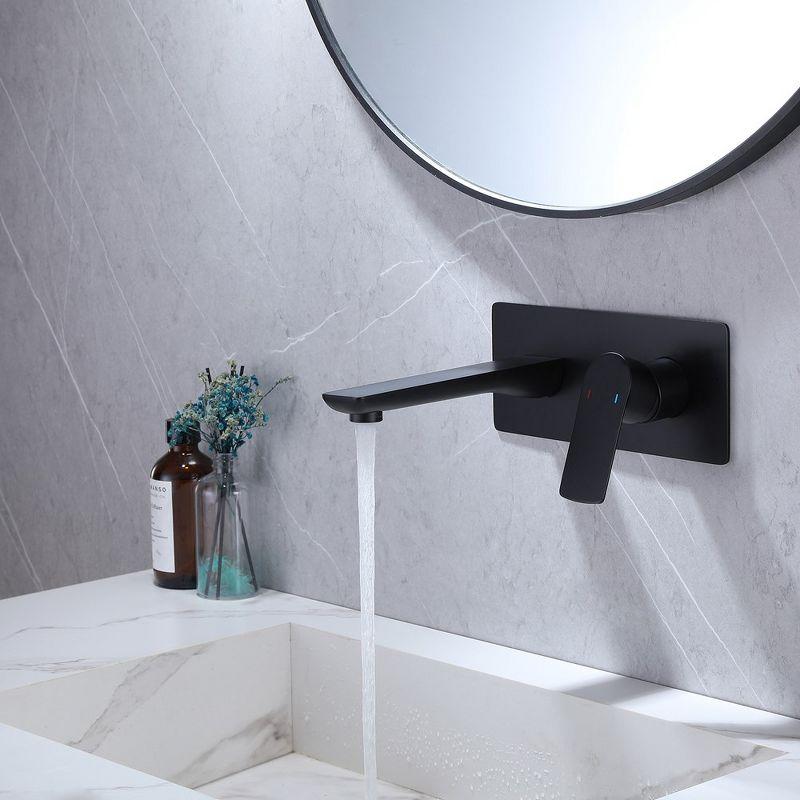 Wall Mounted Optional Single-handle Bathroom Faucet