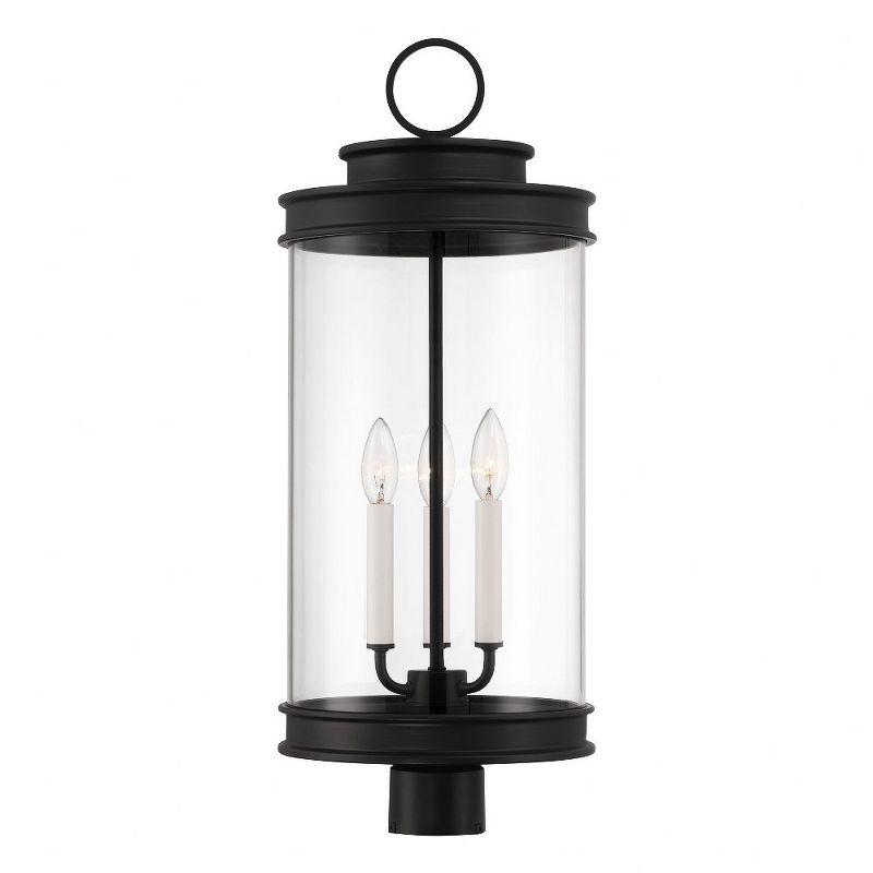 Savoy House Englewood 3 - Light Post Light in  Matte Black