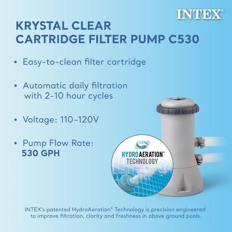 Intex Intex Easy Set Inflatable Kid Swimming Pool with Filter Pump
