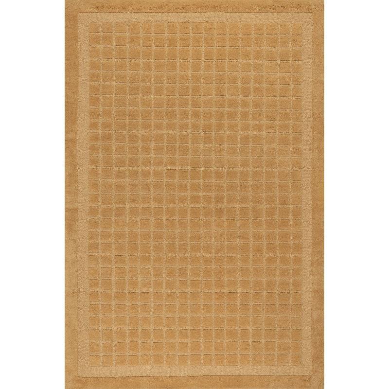 Latitude Run® Fritz Checkered Wool Area Rug