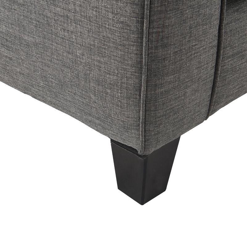 Serta Copenhagen 78" Rolled Arm Sofa, Easy Care Fabric, Soft Pillow Back, Pocket Coil Seat Cushions