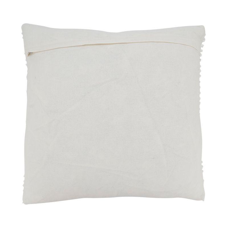 Saro Zandra Collection Cotton Throw Pillow