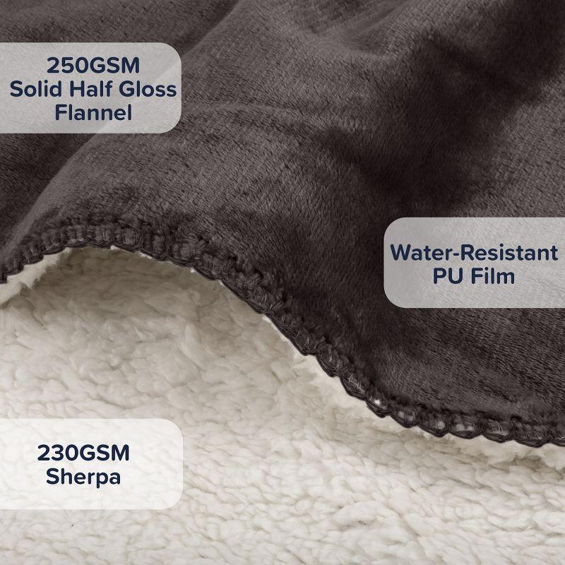 PETMAKER Water-Resistant Dog Blanket, Charcoal