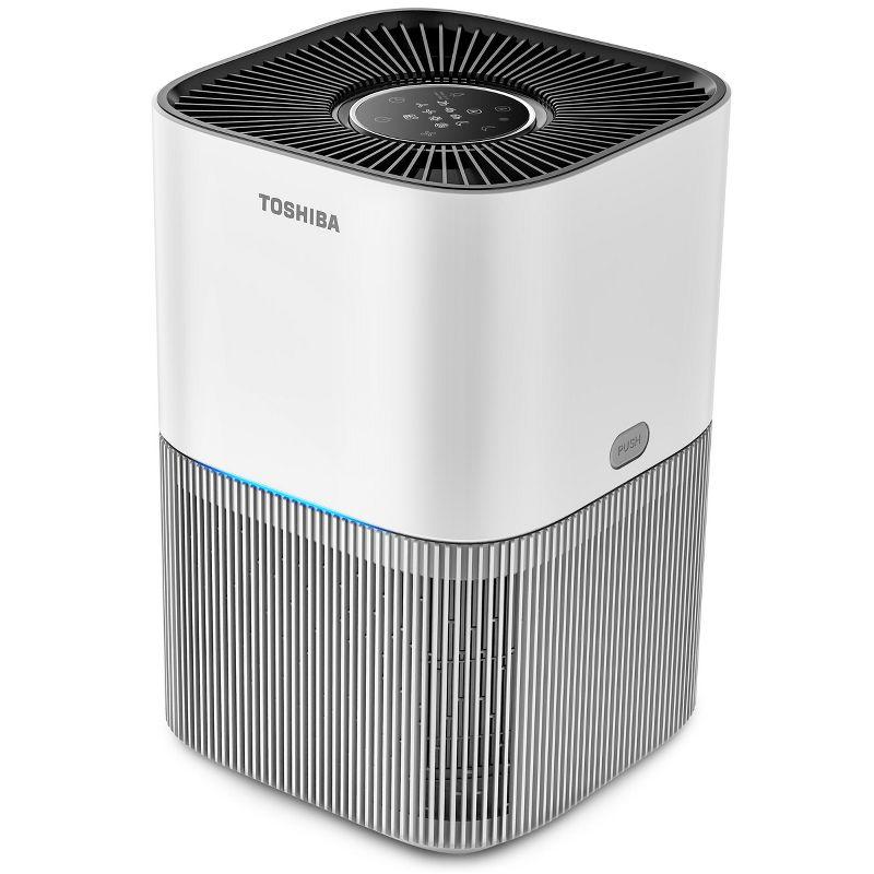 Toshiba H13 4-Speed True HEPA Air Purifier ENERGY STAR (Covers: 215-sq ft), White