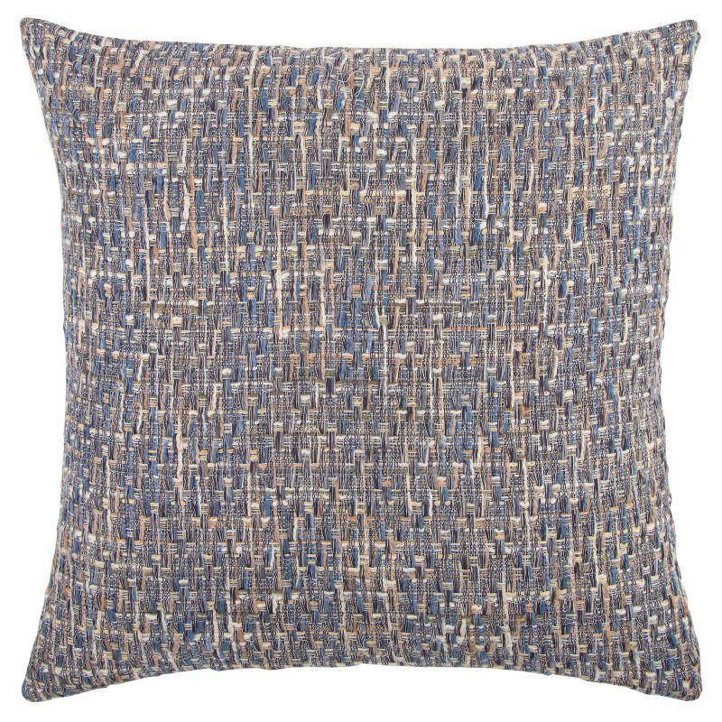 Large Multicolor Embroidered Square Bohemian Pillow