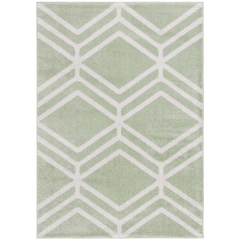 Adirondack ADR253 Machine Made Indoor Area Rug - Sage/Ivory - 5'-1"x7'-6" - Safavieh