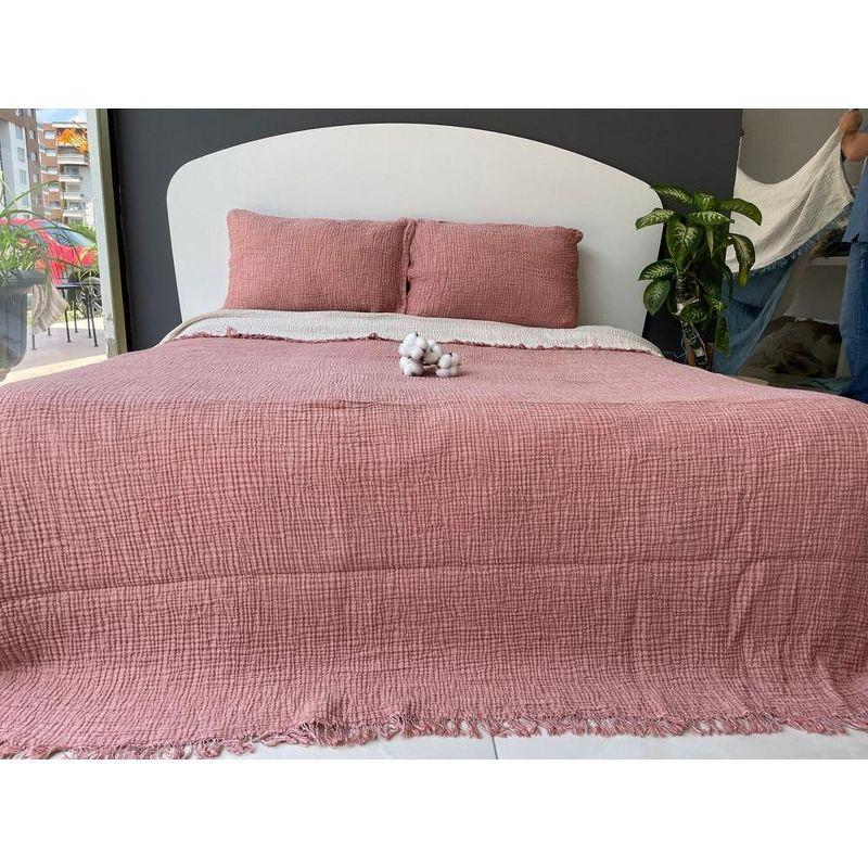 sussexhome Muslin Cotton Coverlet