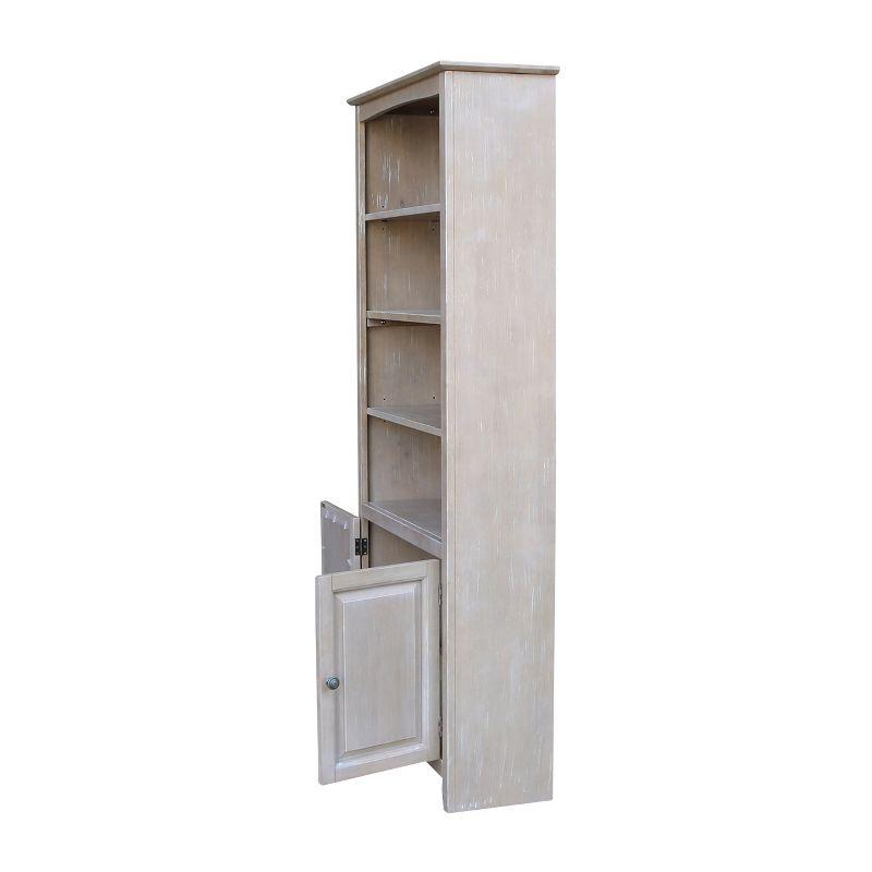 72" Shaker Bookcase with Two Lower Doors - International Concepts