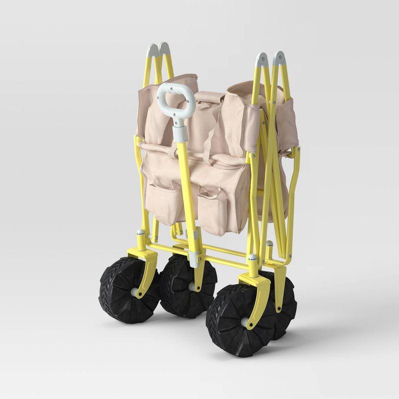 Flat Folding Wagon without Cargo Net Tan - Sun Squad™