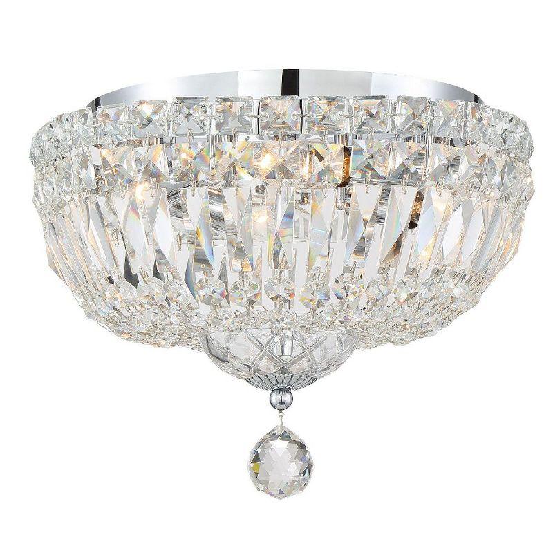 Crystorama Lighting Roslyn 3 - Light Flush Mount in  Polished Chrome