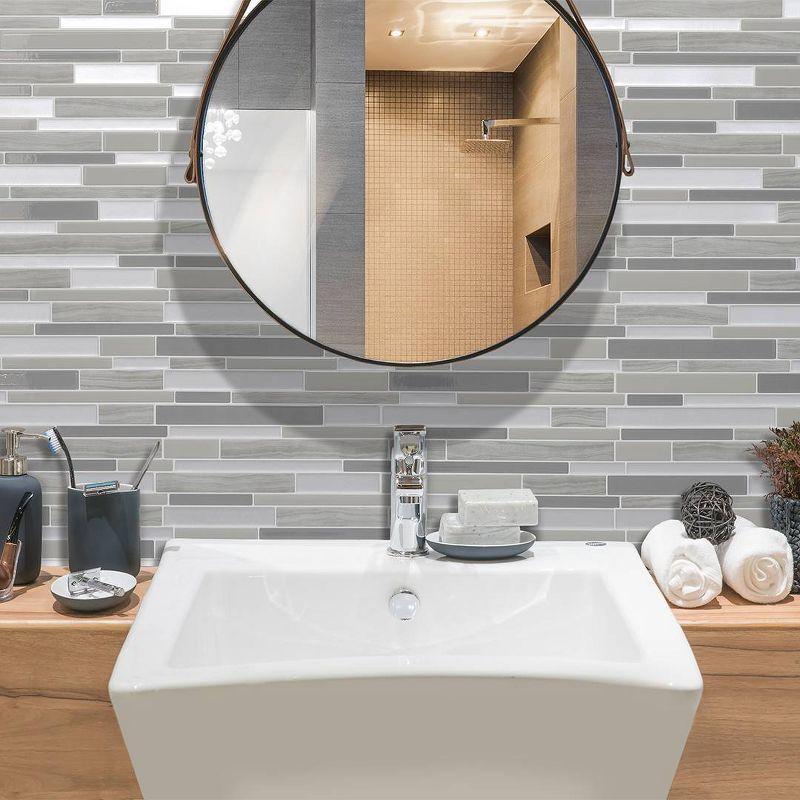 Peel and Stick Gel Backsplash Tile Milano 12" x 10"