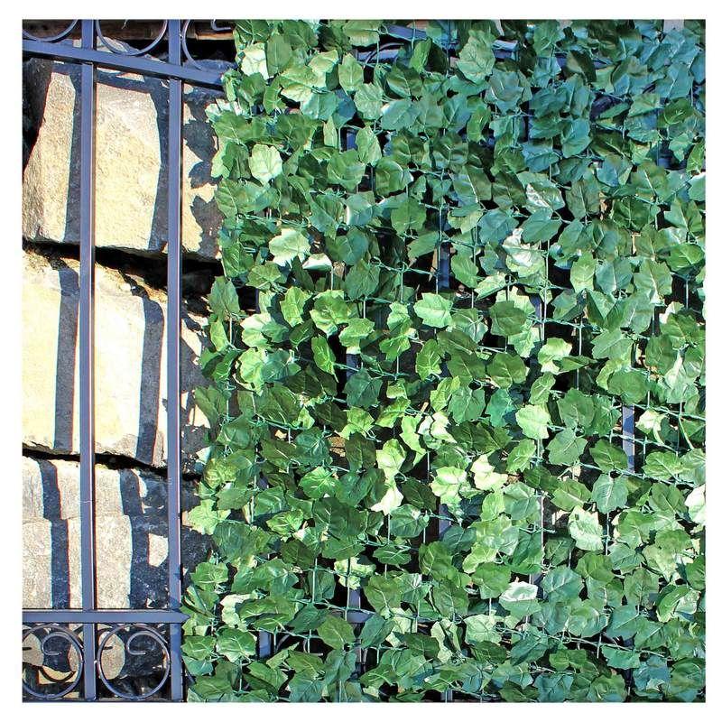 GreenLeaf 94'' W x 39'' H Faux Ivy Privacy Garden Fence