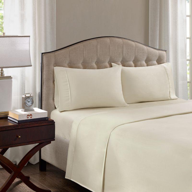 Madison Park 1500 Thread Count Cotton Blend Pillowcases (Set of 2)