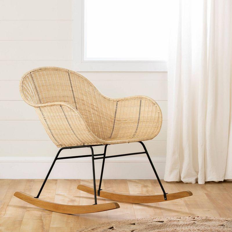 South Shore Balka Rocking Accent Chair - Rattan