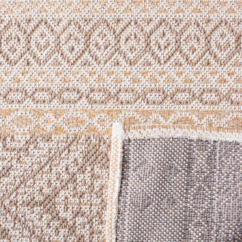 Nomadic Taupe & Cream Flat Woven Viscose Runner Rug - 2' x 8'