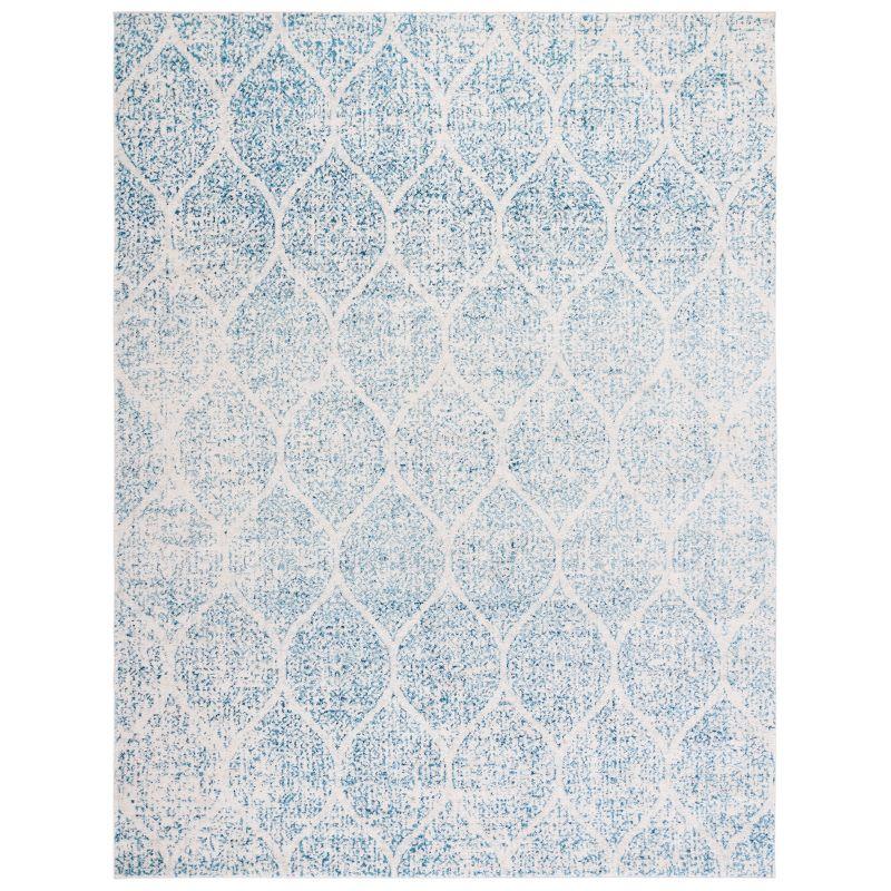 Madison MAD604 Power Loomed Indoor Area Rug - Cream/Turquoise - 8'x10' - Safavieh
