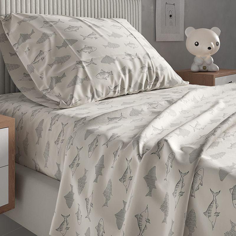 CGK Linens 4 Piece Kids Microfiber Sheet Set - Wrinkle Free - Cute, Cozy, Soft