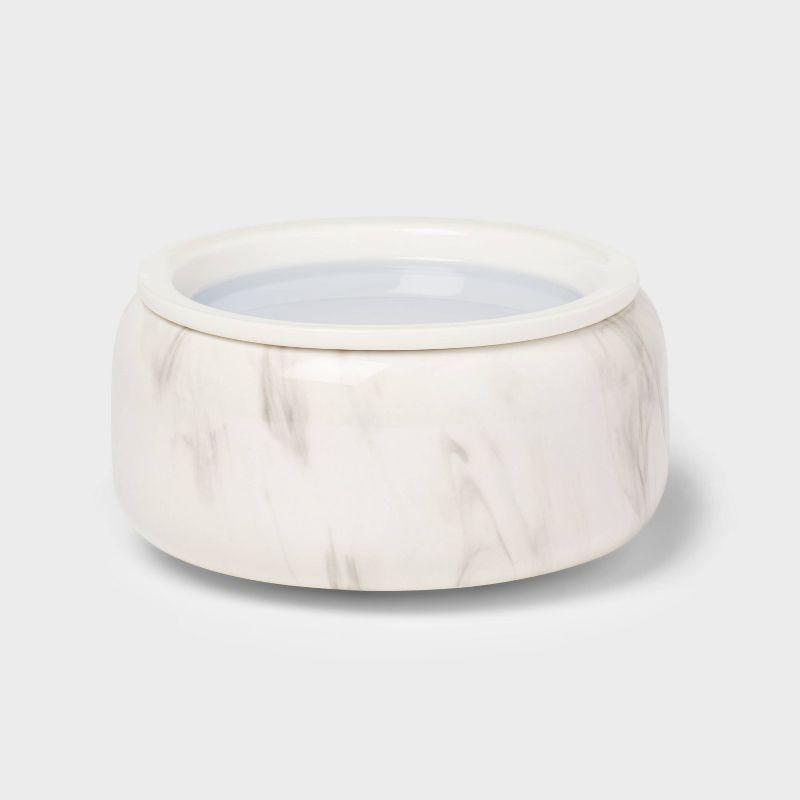 2 in 1 Stone Wax Warmer and Candle Warmer - Threshold™: Electric Tabletop Plugin, Ceramic Finish