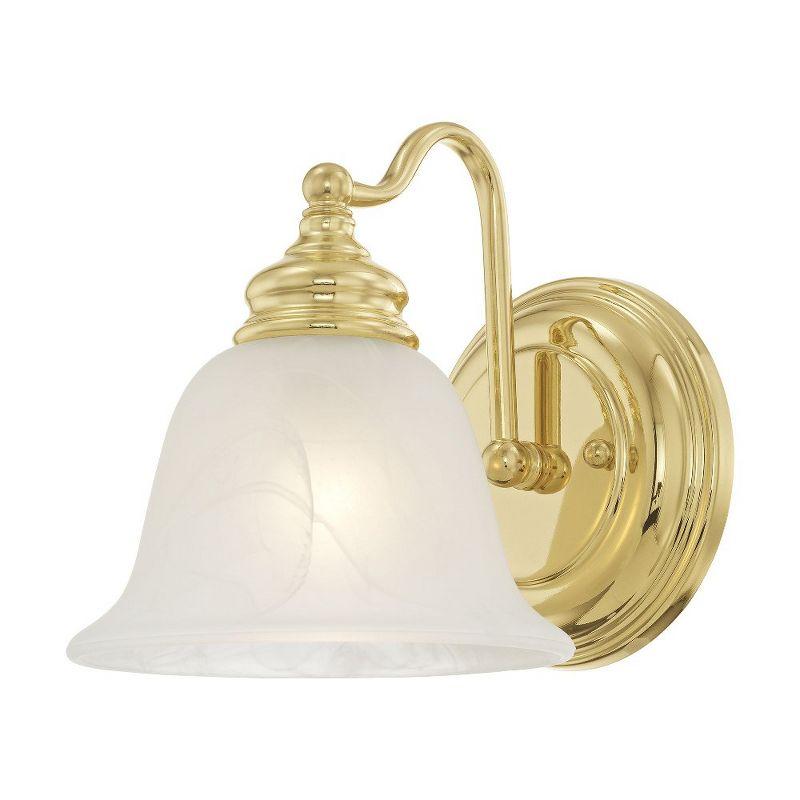 Livex Lighting Essex 1 - Light Vanity in  Polished Brass