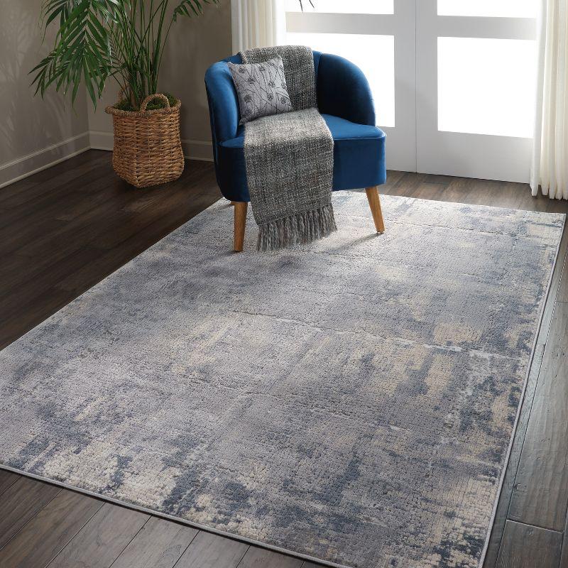 Nourison Rustic Textures Contemporary Indoor Area Rug Grey/Beige 5'3" x 7'3"