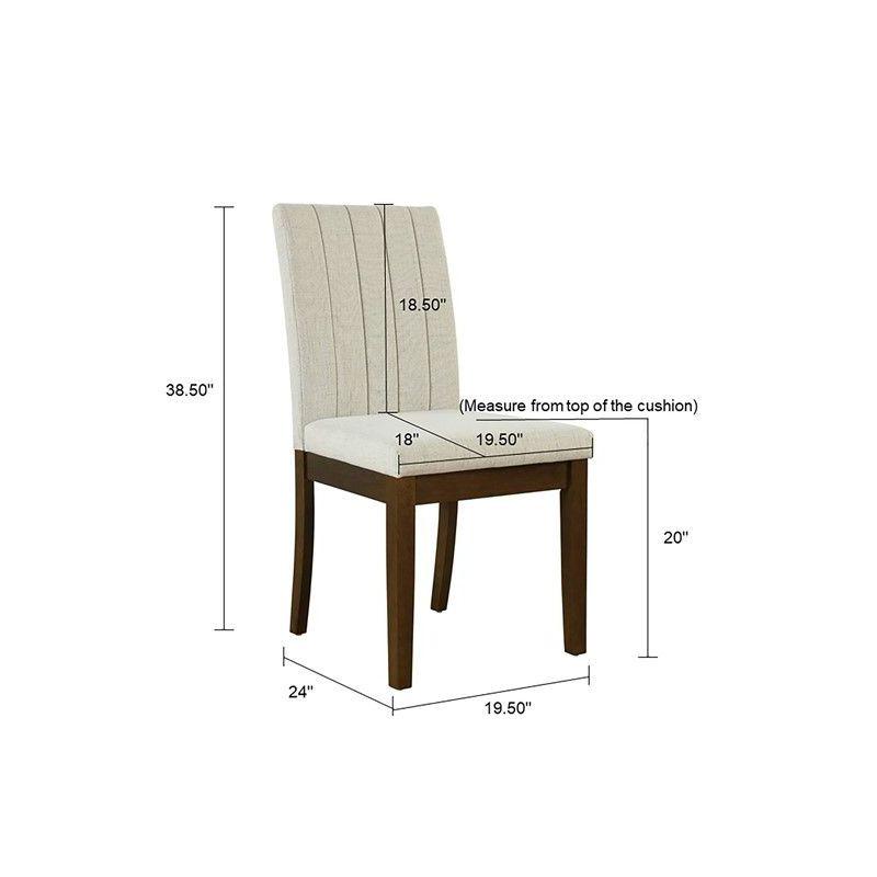 Wildon Home® Upholstered Channel-Back Dining Chair Set Of 2